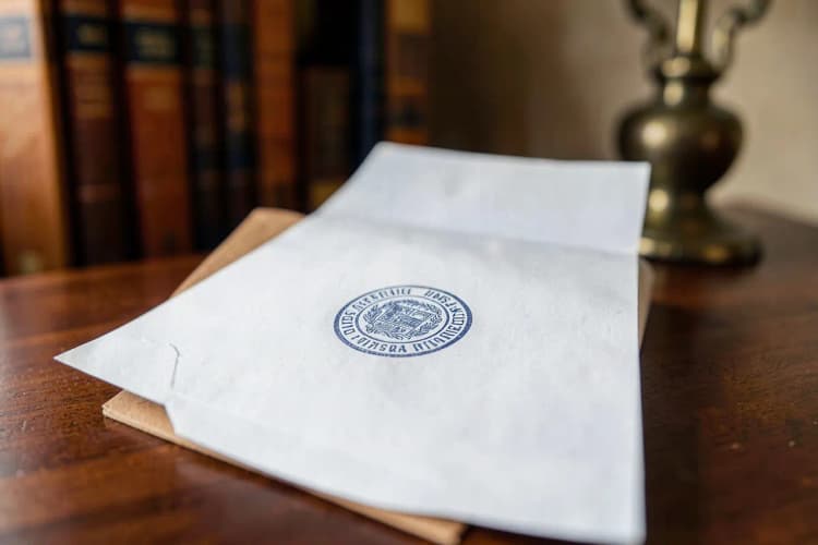 Documento oficial do INSS com carimbo e selo de aprovação